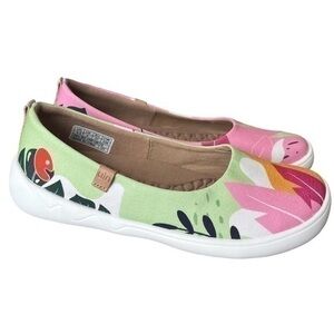 UIN “Summer Jungle” Ballet Flats SZ 6.5
